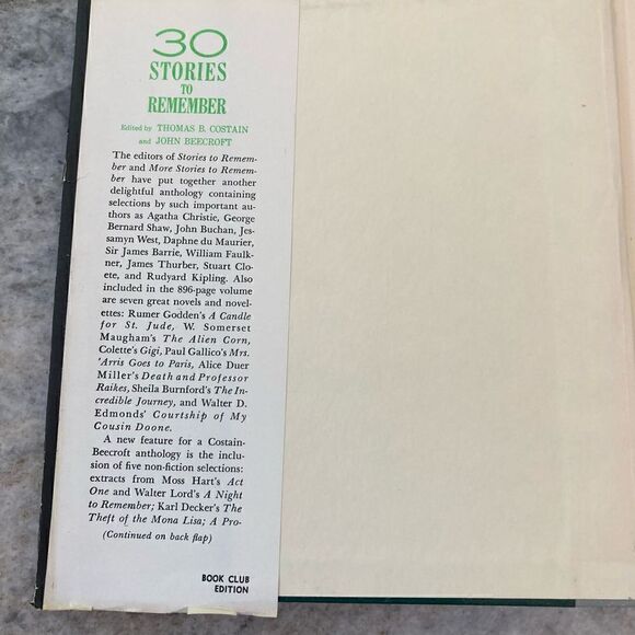 Antique Book, 30 Stories to Remember, Collection of Authors, Hardcover - Picture 4 of 8